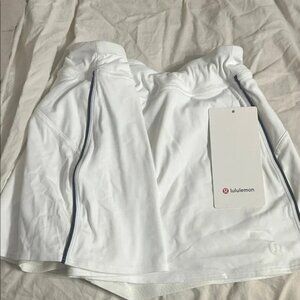 lululemon athletica White Skort with Navy Accents